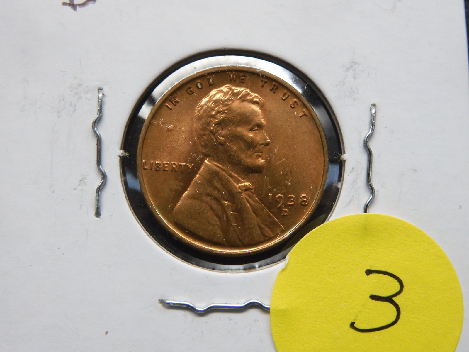 1938-D Lincoln Wheat Cent BU (1 of 3)