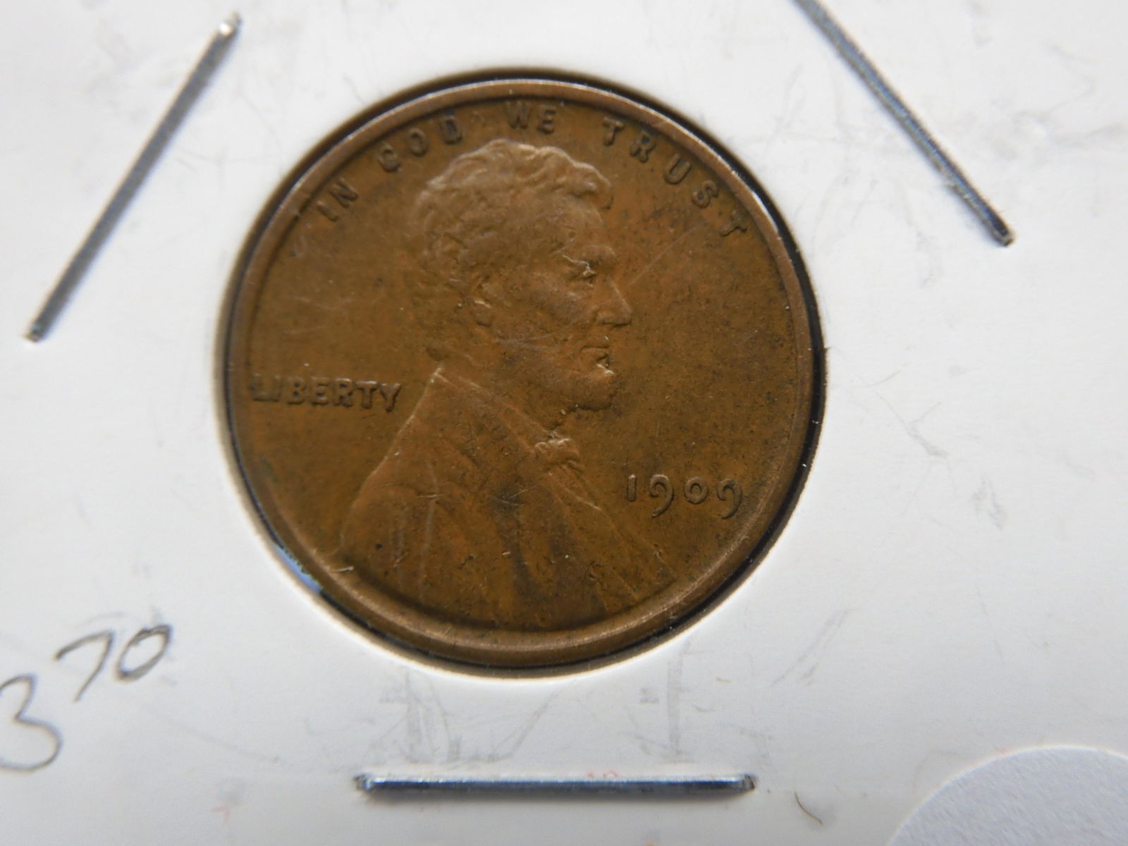 1909-P VDB Lincoln Cent - Extra Fine Cond. (1 of 3)