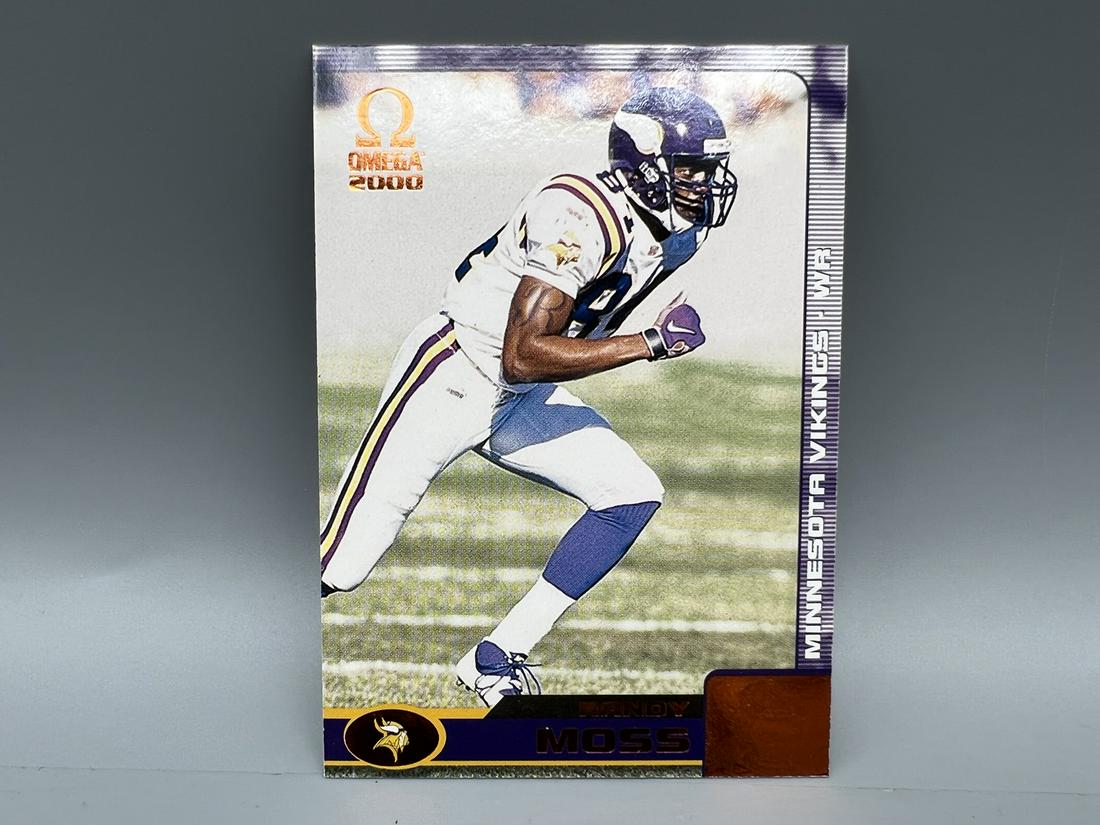 2000 Pacific Omega Randy Moss Red Foil #15/51 - SSP (1 of 2)