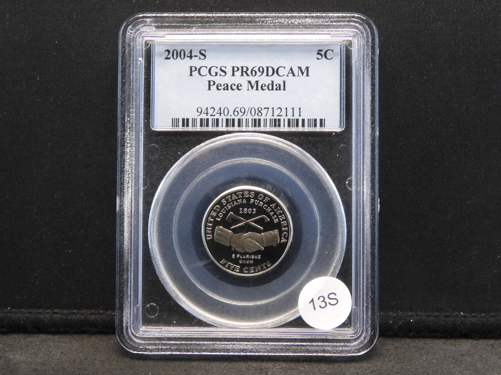 2004-S Peace Medal - Jefferson Nickel - PCGS - PR69 Deep Cameo (1 of 4)