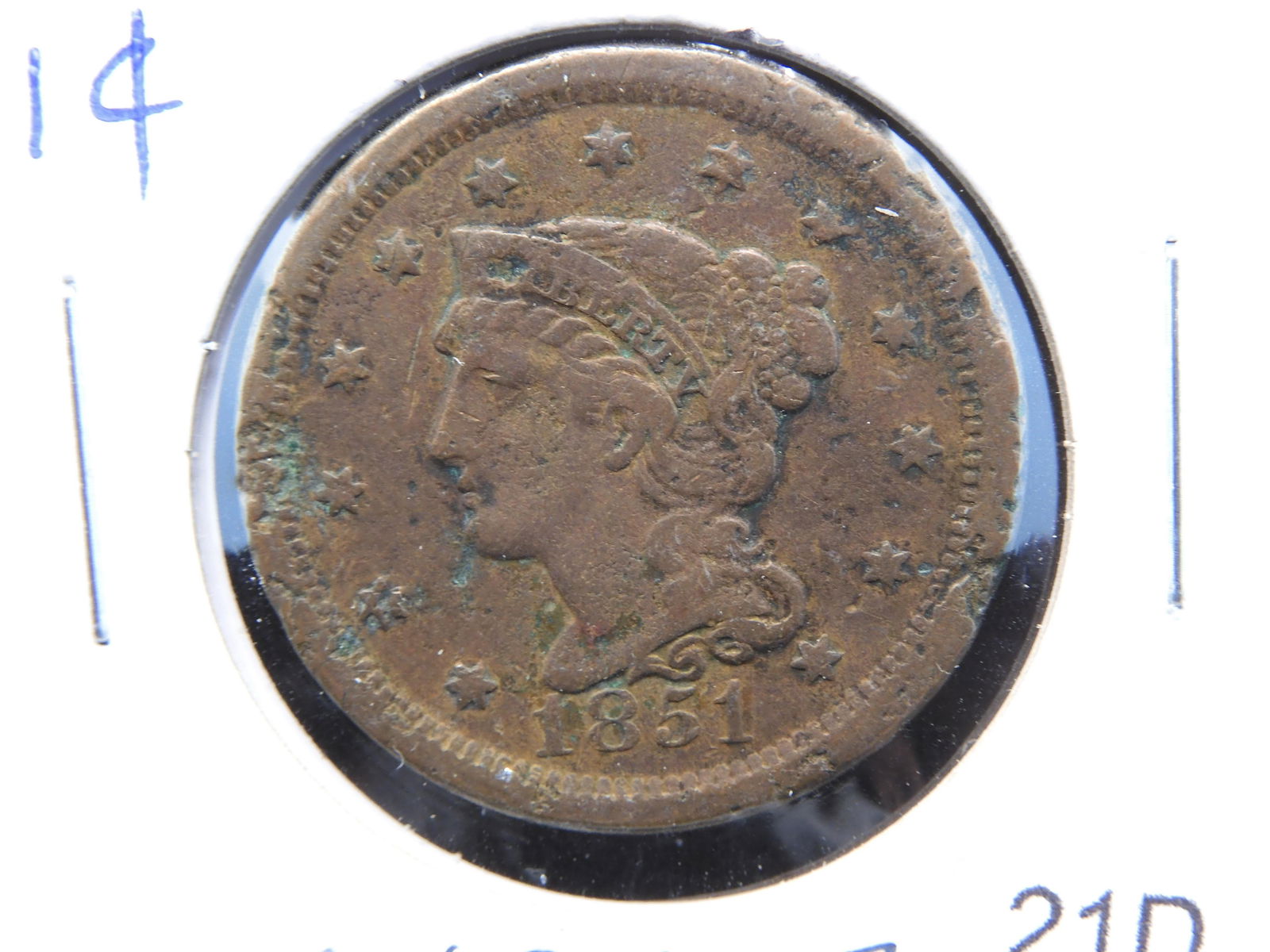 1851 US Large Cent (1 of 3)
