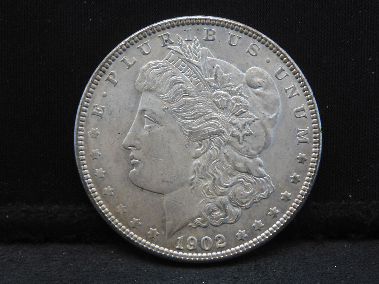 1902 Morgan Dollar.  Very Choice BU.  Valuable coin in this condition. (1 of 3)