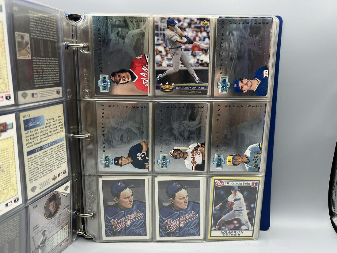 Binder Full of Assorted Vintage & Modern Baseball Cards W/ Many Stars - Barry Bonds, Ken Griffey Jr, (1 of 16)