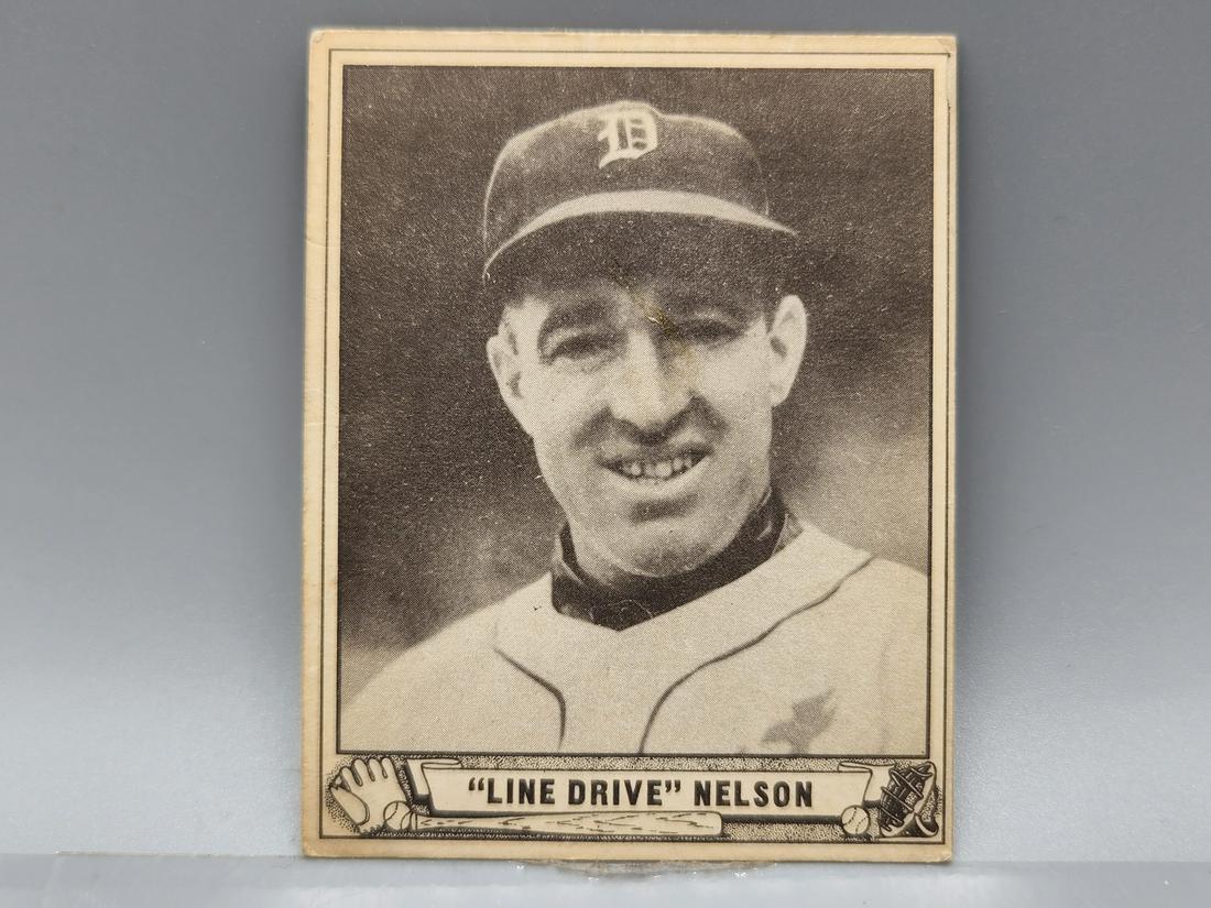 1940 Play Ball Line Drive Nelson #135 - Superman Ad Back (1 of 2)