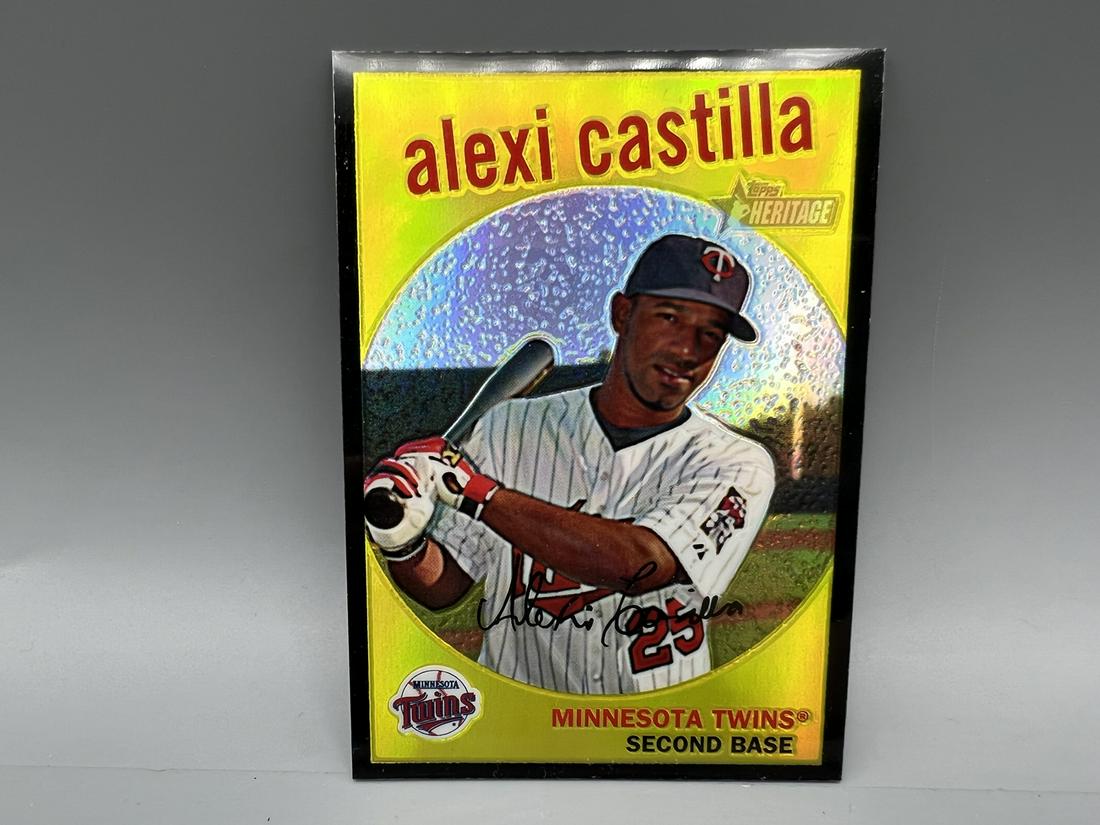 2008 Topps Heritage Black Chrome Refractor Alexi Castilla #29/59 (1 of 2)
