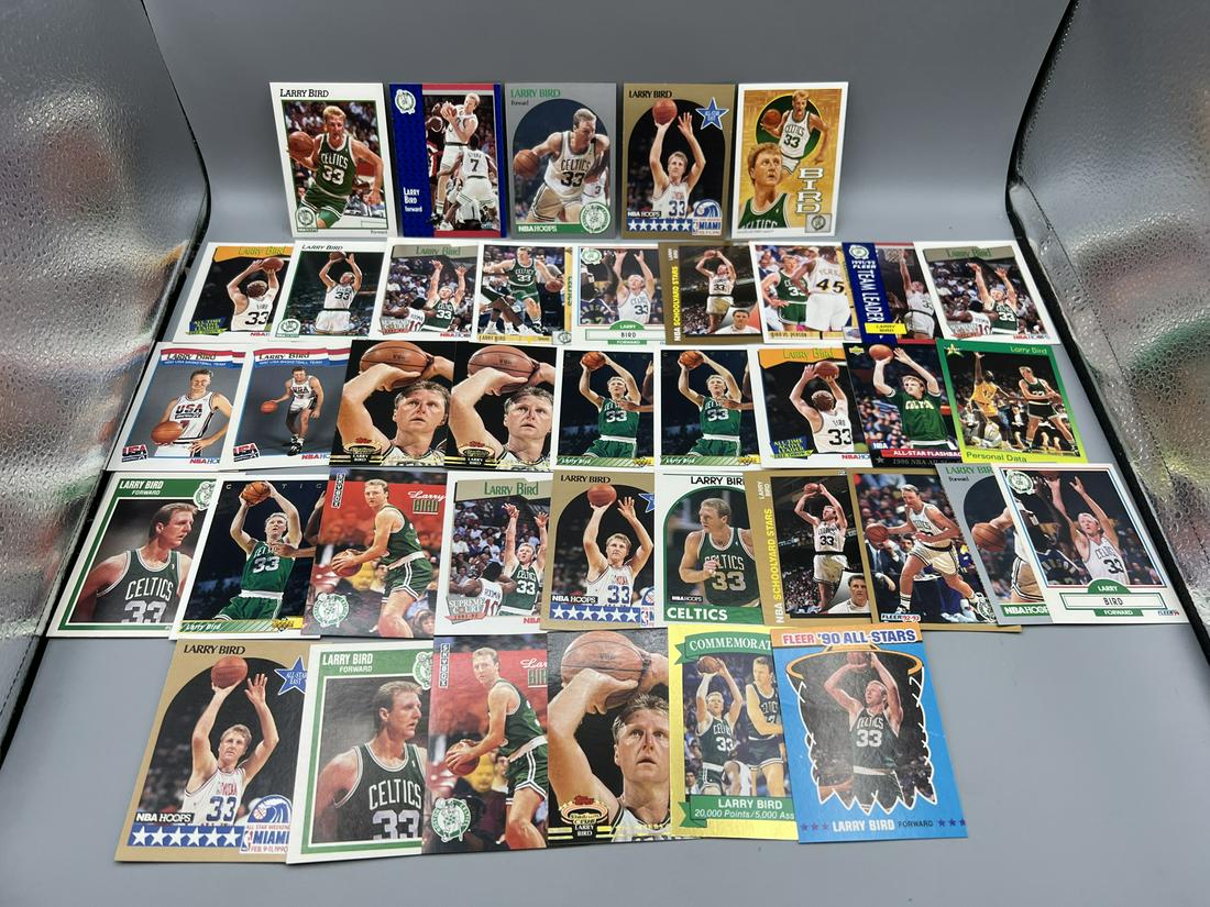 Larry Bird Lot of 39 Cards (1 of 10)