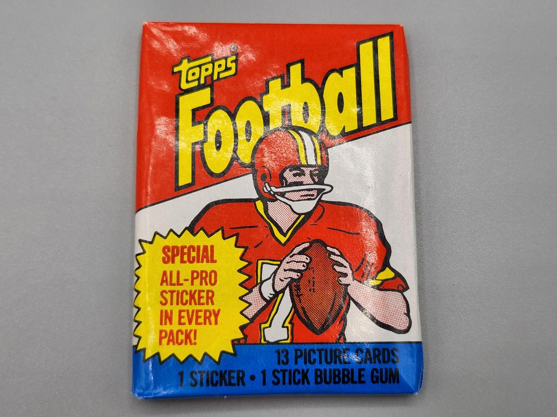 1983 Topps Football Wax Pack - Possible Marcus Allen & Mike Singletary Rookies (1 of 2)