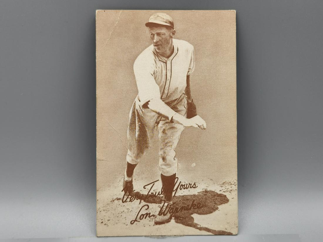 1939 Exhibit Salutations Lon Warneke (1 of 2)