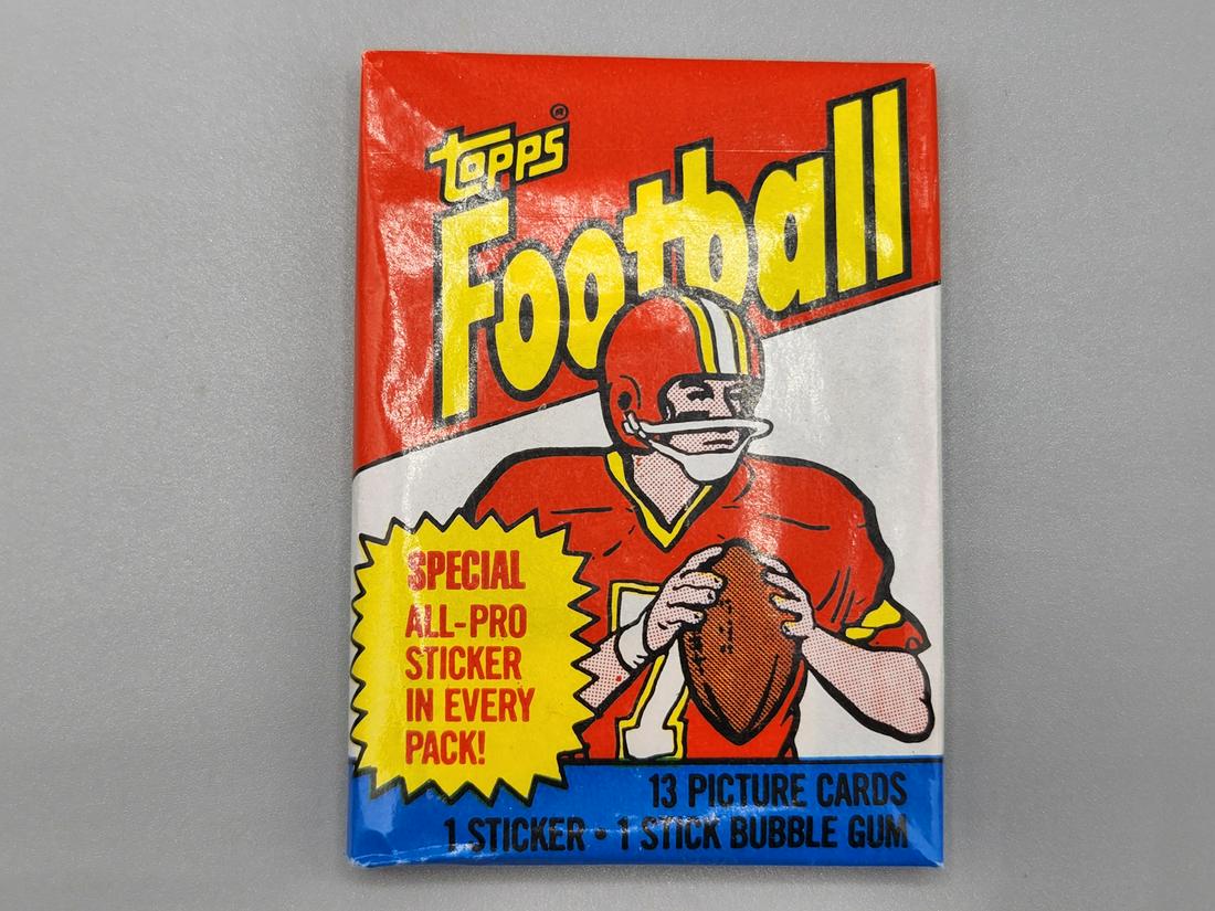 1983 Topps Football Wax Pack - Possible Marcus Allen & Mike Singletary Rookies (1 of 2)