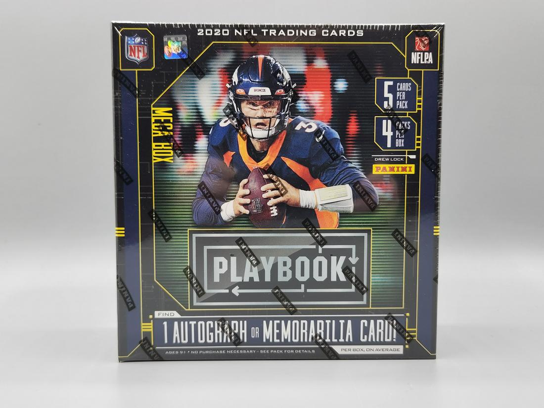 2020 Panini Playbook Football Mega Box - Burrow/Herbert Rookies - 1 Auto or Mem Per Box (1 of 2)