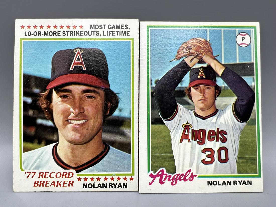 1978 Topps Nolan Ryan #400 & Record Breaker #6 (1 of 2)