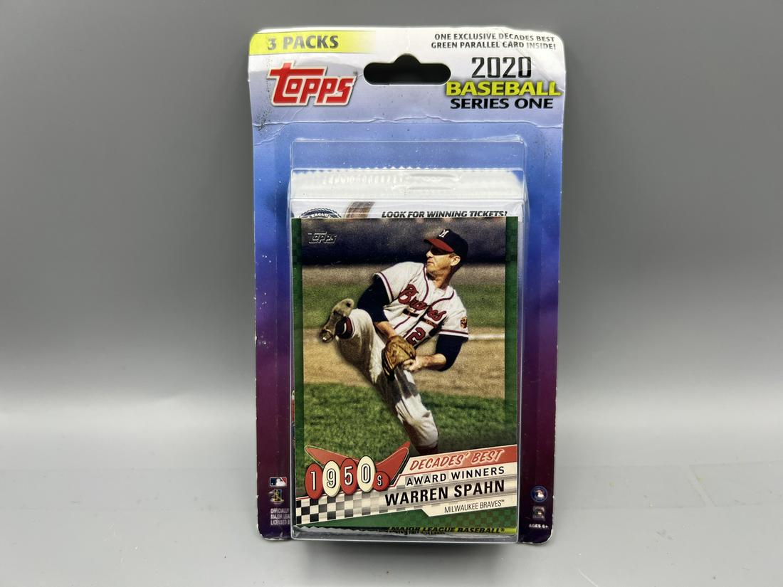 2020 Topps Series 1 Baseball Value Pack - 3 Packs - Possible Gavin Lux & Bo Bichette RC's (1 of 2)