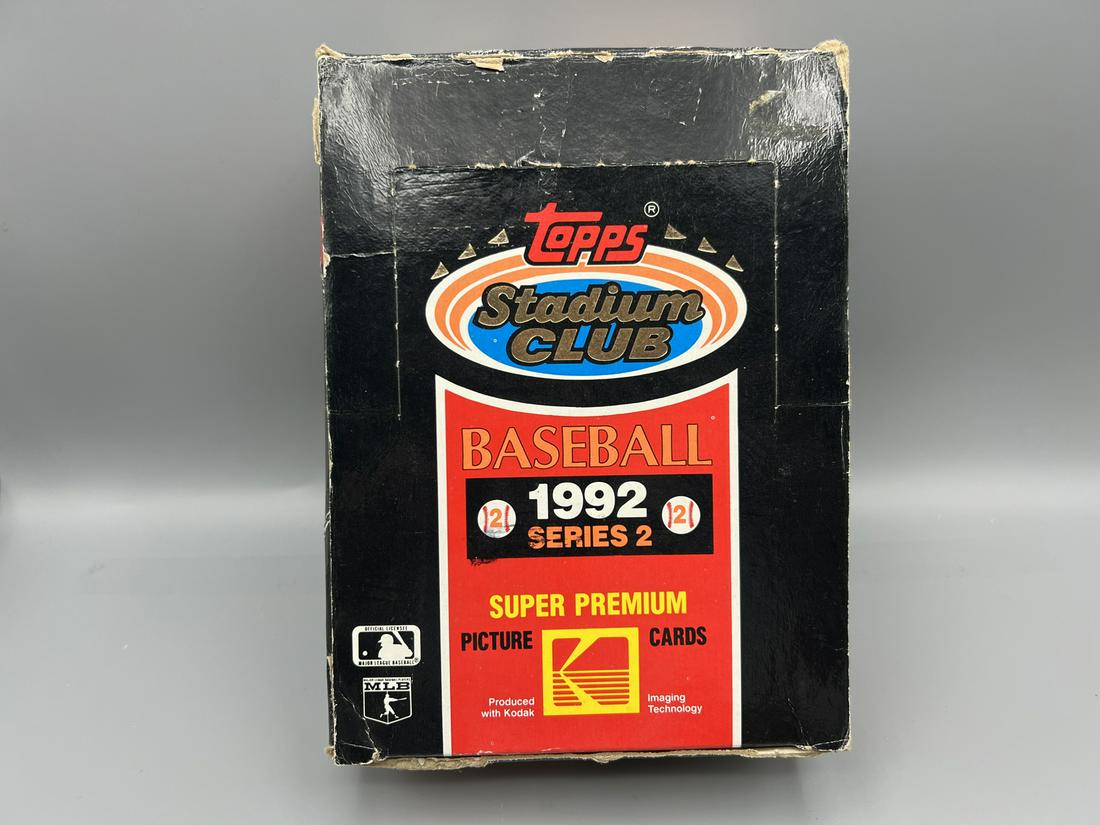 1992 Stadium Club Baseball Series 2 Unopened Box (1 of 2)