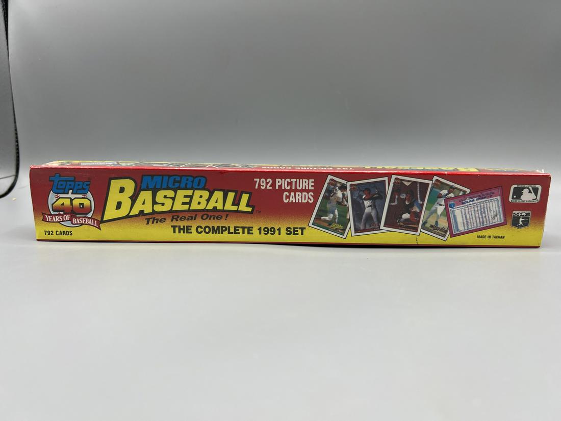 1991 Topps Micro Baseball Complete Factory Sealed Set - Chipper Jones RC (1 of 2)