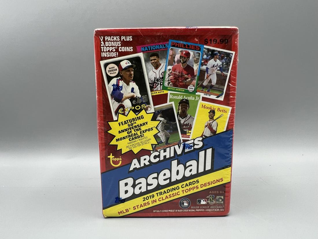 2019 Topps Archives Baseball Blaster Box - Possible Vlad Guerrero Jr & Fernando Tatis Jr Rookies (1 of 3)