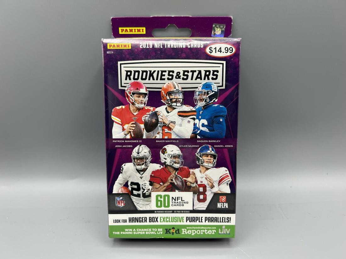 2019 Panini Rookies & Stars Football Hanger Box - Possible Rookies of Kyler Murray, Daniel Jones, (1 of 2)