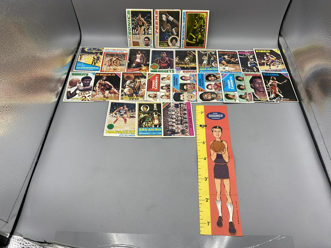 Lot of Assorted Vintage Basketball Cards W/ Some Stars - Julius Erving, Gail Goodrich, Dennis (1 of 8)