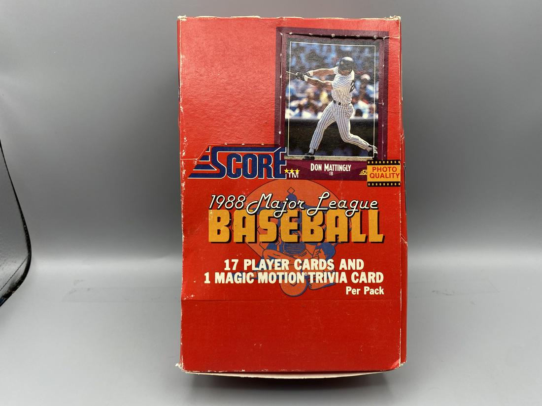 1988 Score Baseball Box - 33 Packs (1 of 2)