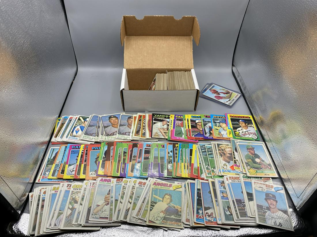 Box of Assorted Vintage Baseball Cards W/ Many Years - Varying Conditions (1 of 5)