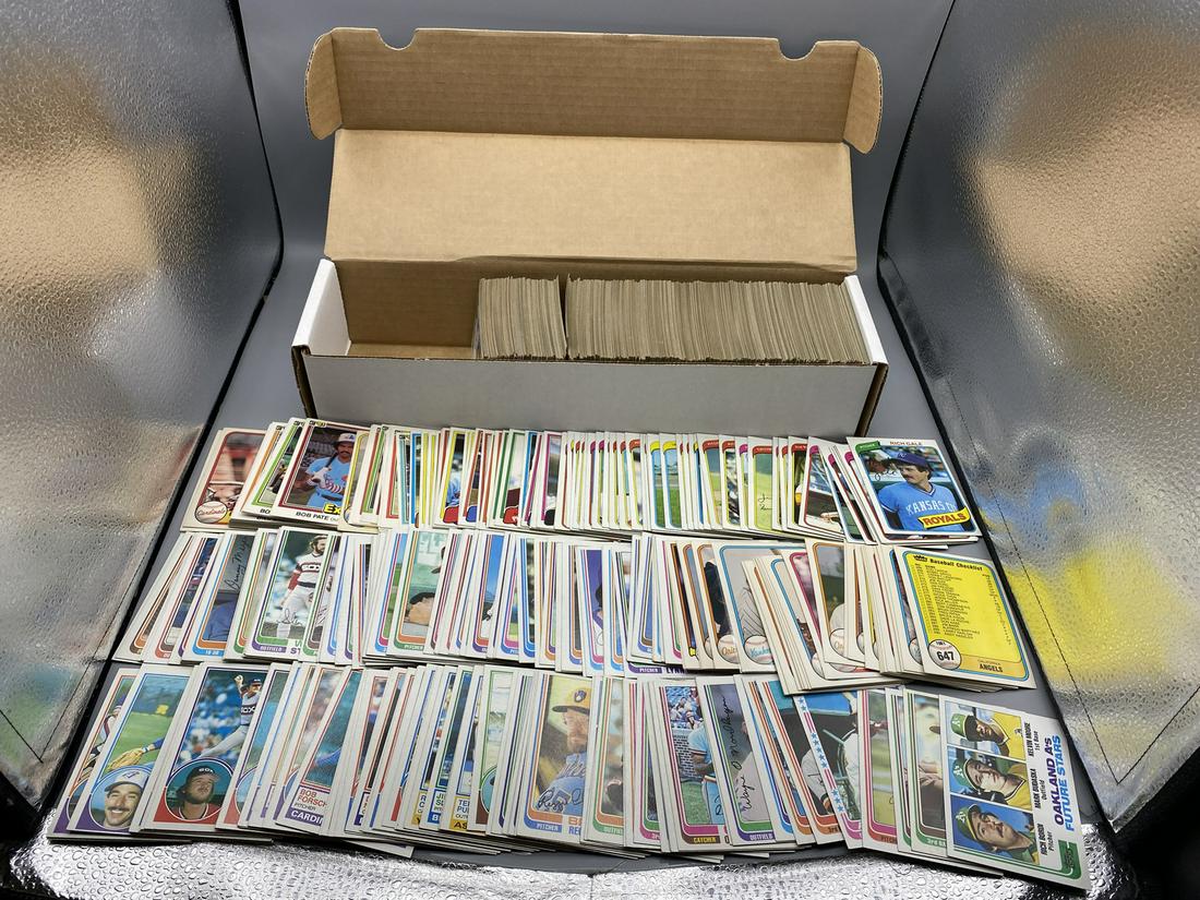 Box of Assorted Vintage Baseball Cards W/ Many Years - Varying Conditions (1 of 4)