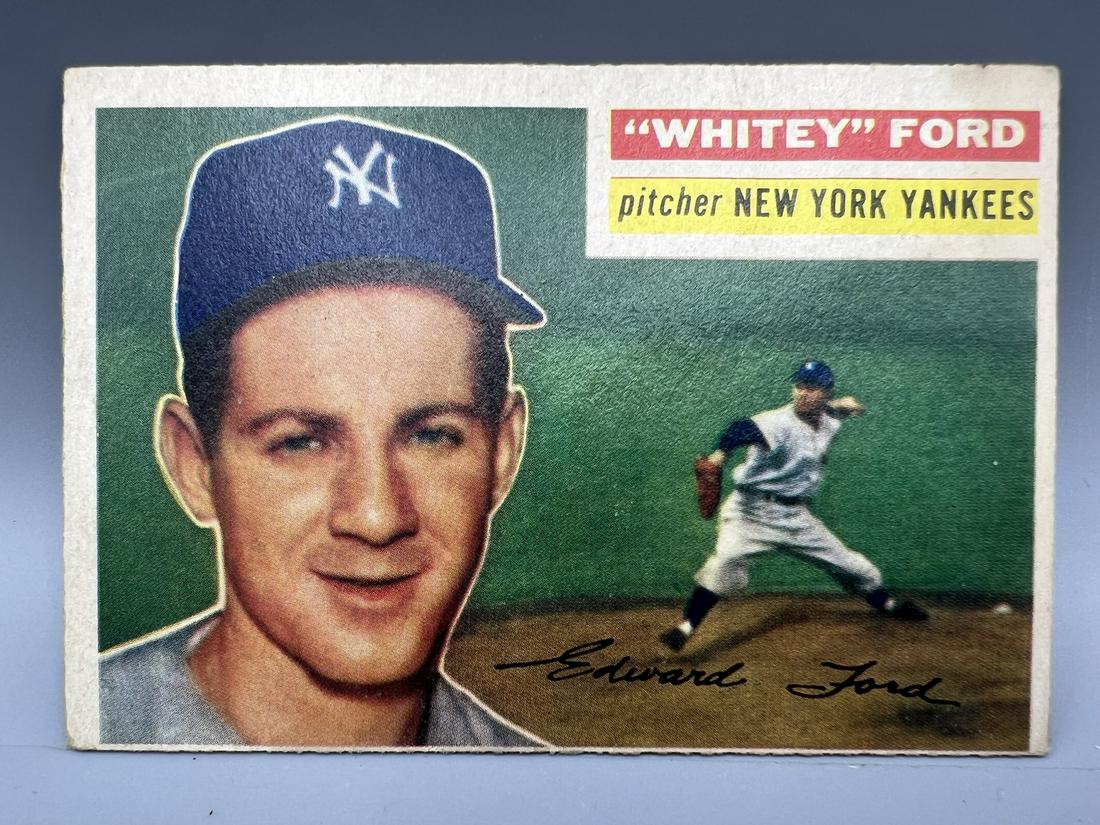 1956 Topps Whitey Ford #240: 1956 Topps Whitey Ford #240