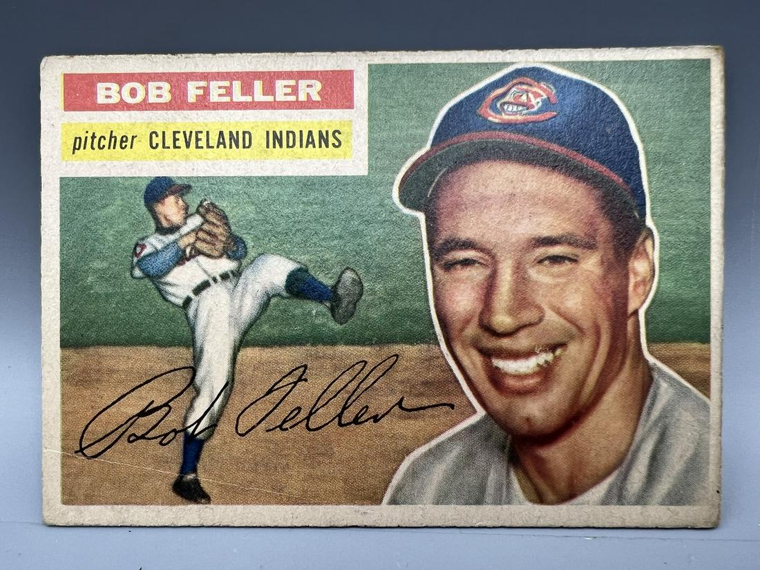 1956 Topps Bob Feller #200: 1956 Topps Bob Feller #200