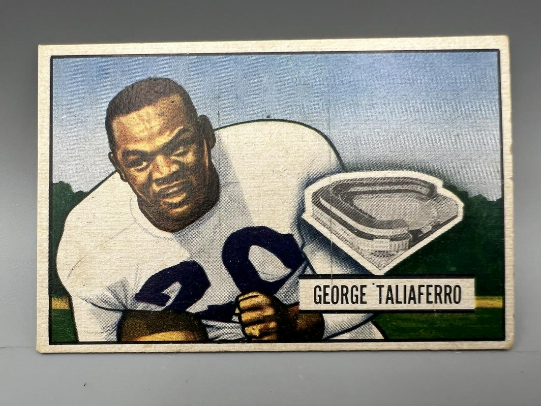 1951 Bowman George Taliaferro #8 (1 of 2)