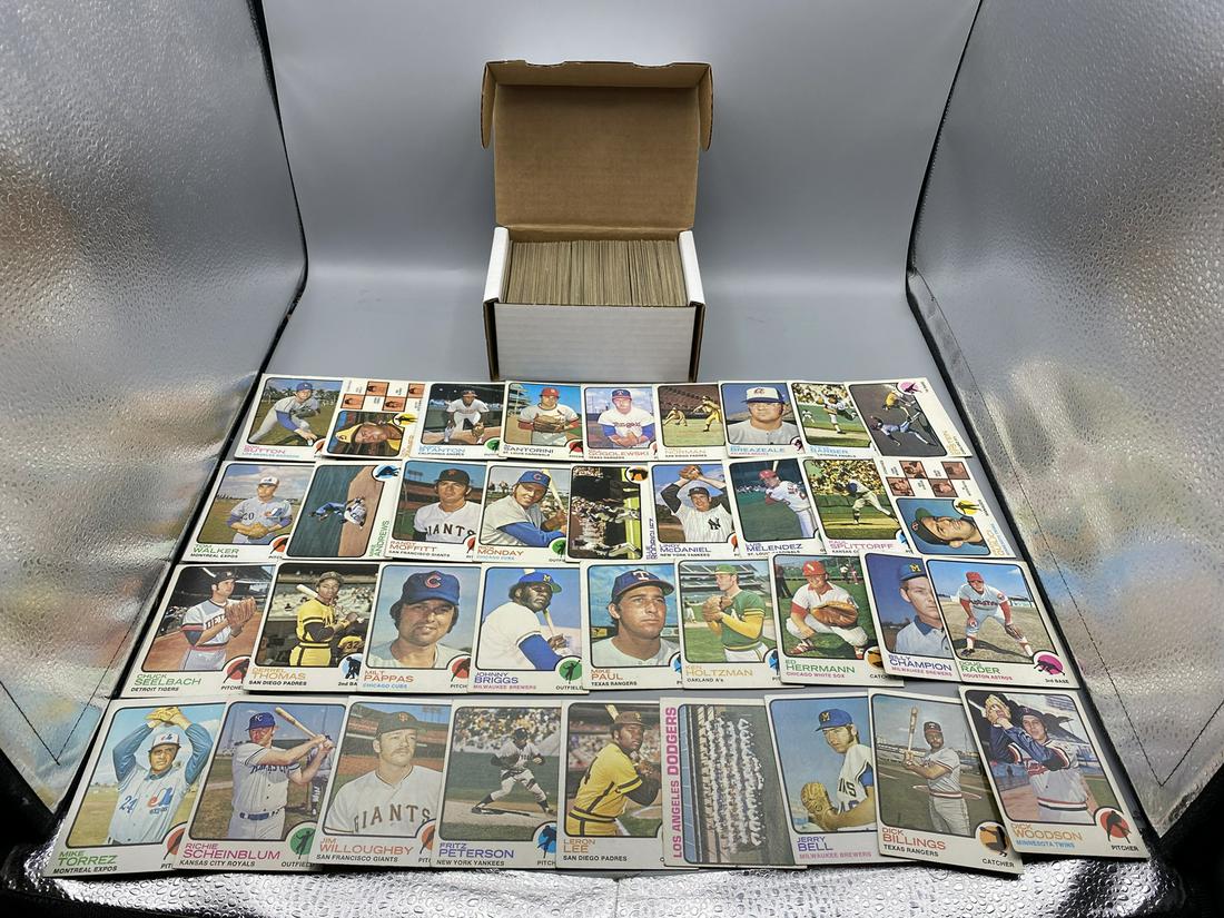 1973 Topps Baseball Partial Set - Mostly Commons - Varying Conditions (1 of 9)