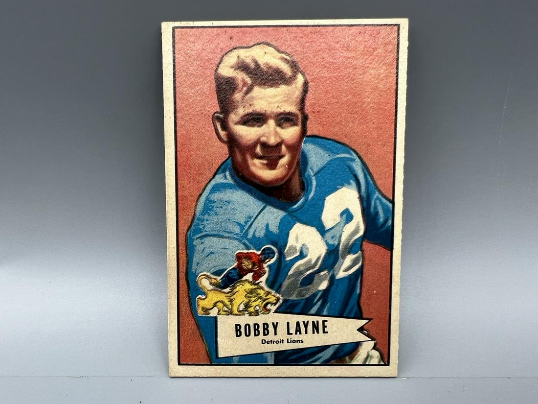 1952 Bowman Small Bobby Layne #78 (1 of 2)
