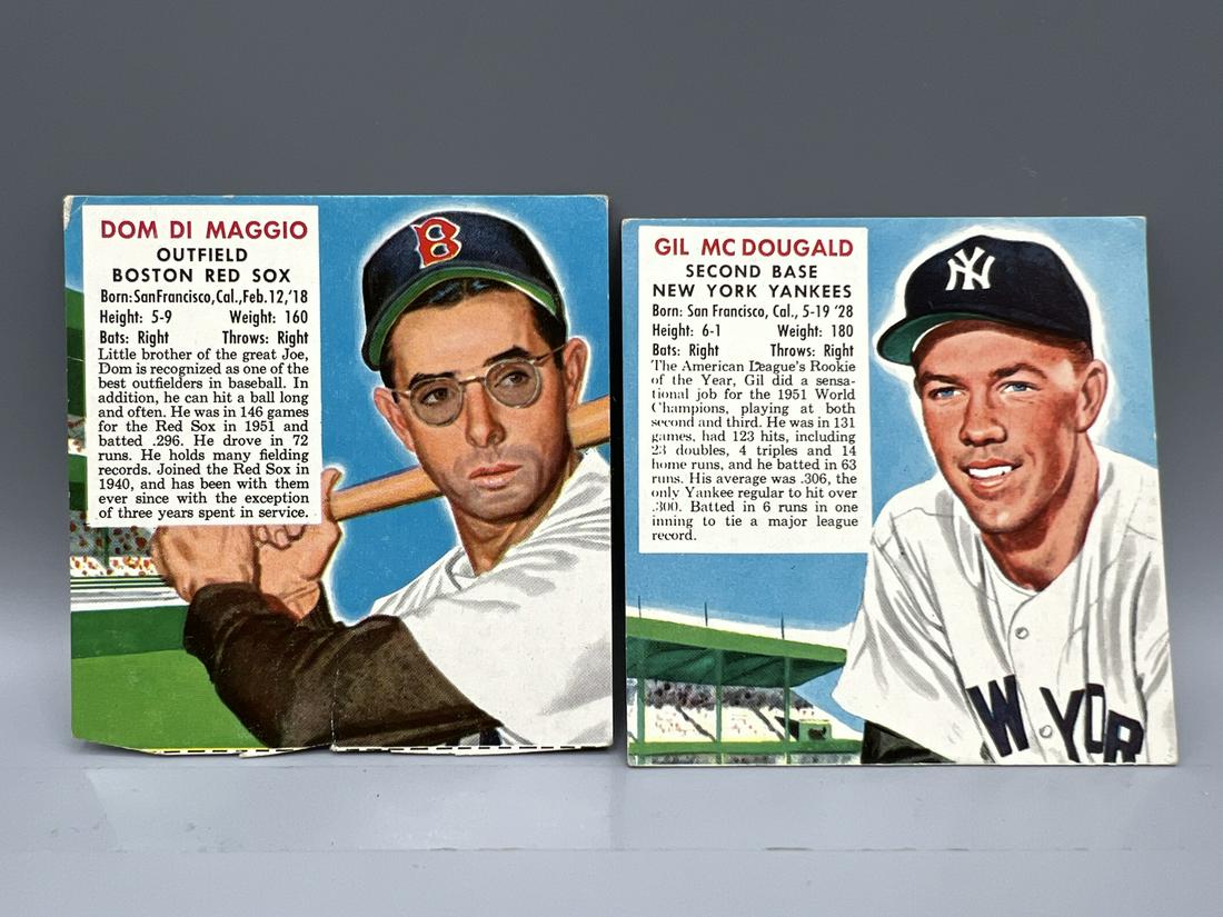 1954 Red Man Dom DiMaggio & Gil McDougald (1 of 2)