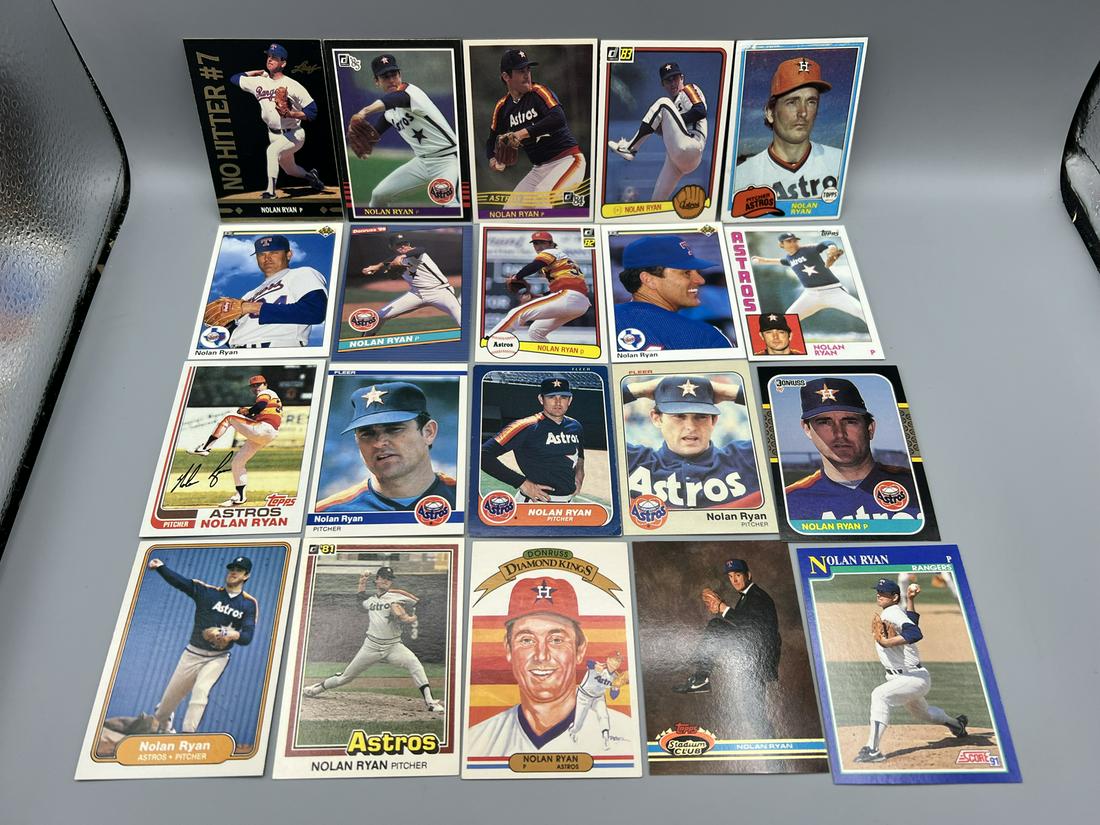 Lot of (20) Assorted Nolan Ryan Baseball Cards - Varying Conditions (1 of 9)