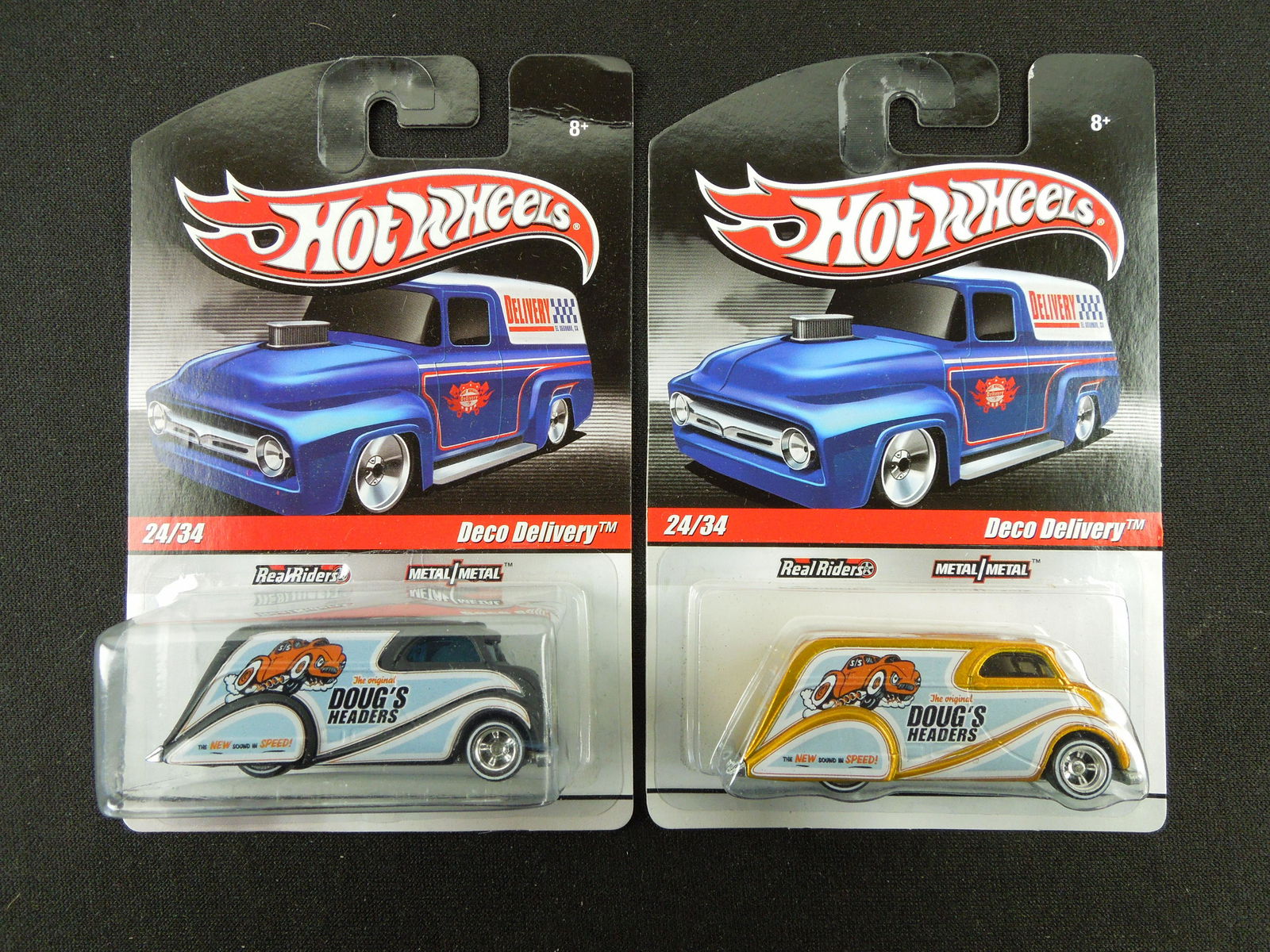 2010 Hot Wheels Delivery Slick Rides Series Doug's Headers Deco Delivery in 2 Color Variations (1 of 2)