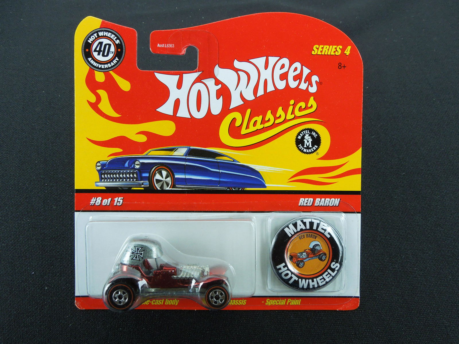 2008 40th Anniversary Series 4 Hot Wheels Classics #8 Red Baron (1 of 3)