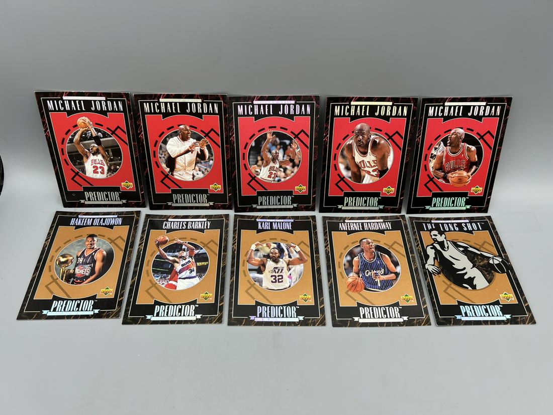 1995 Upper Deck Predictor Basketball Set #R1-#R10 - Jordan (1 of 2)
