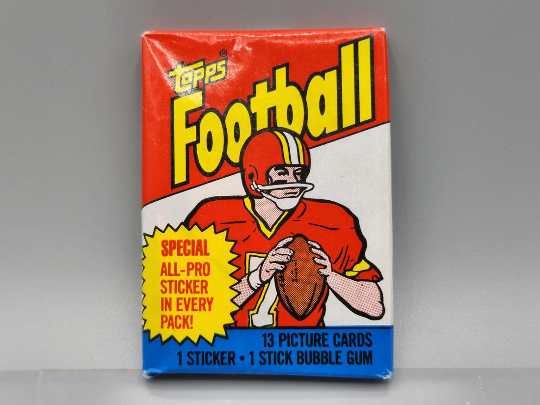 1983 Topps Football Wax Pack - Possible Rookies of Marcus Allen and Mike Singletary: 1983 Topps Football Wax Pack - Possible Rookies of Marcus Allen and Mike Singletary