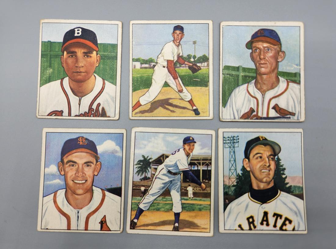 (26) 1950 Bowman Baseball Cards Various Grades (1 of 8)
