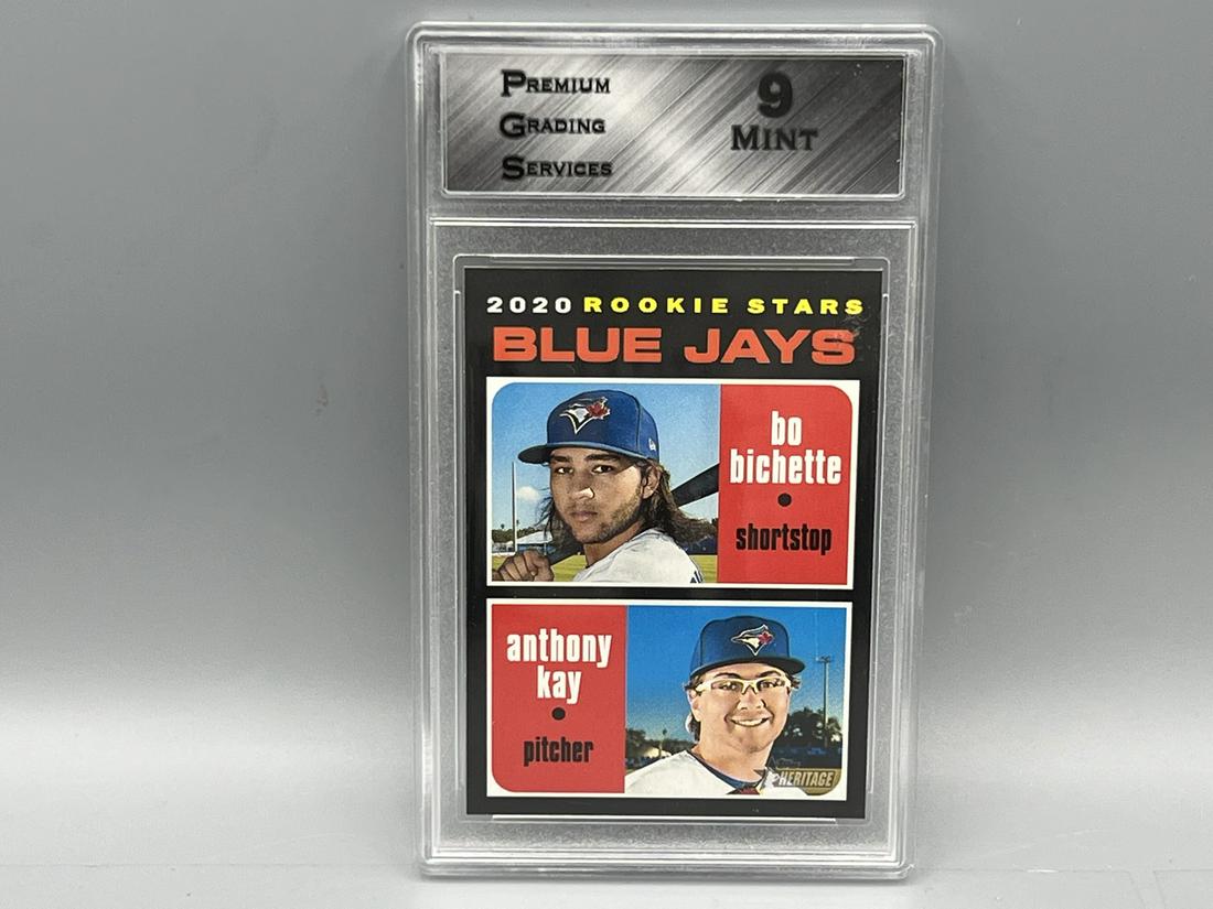 2020 Topps Heritage Bo Bichette/Anthony Kay RC #52 PGS 9 (1 of 2)