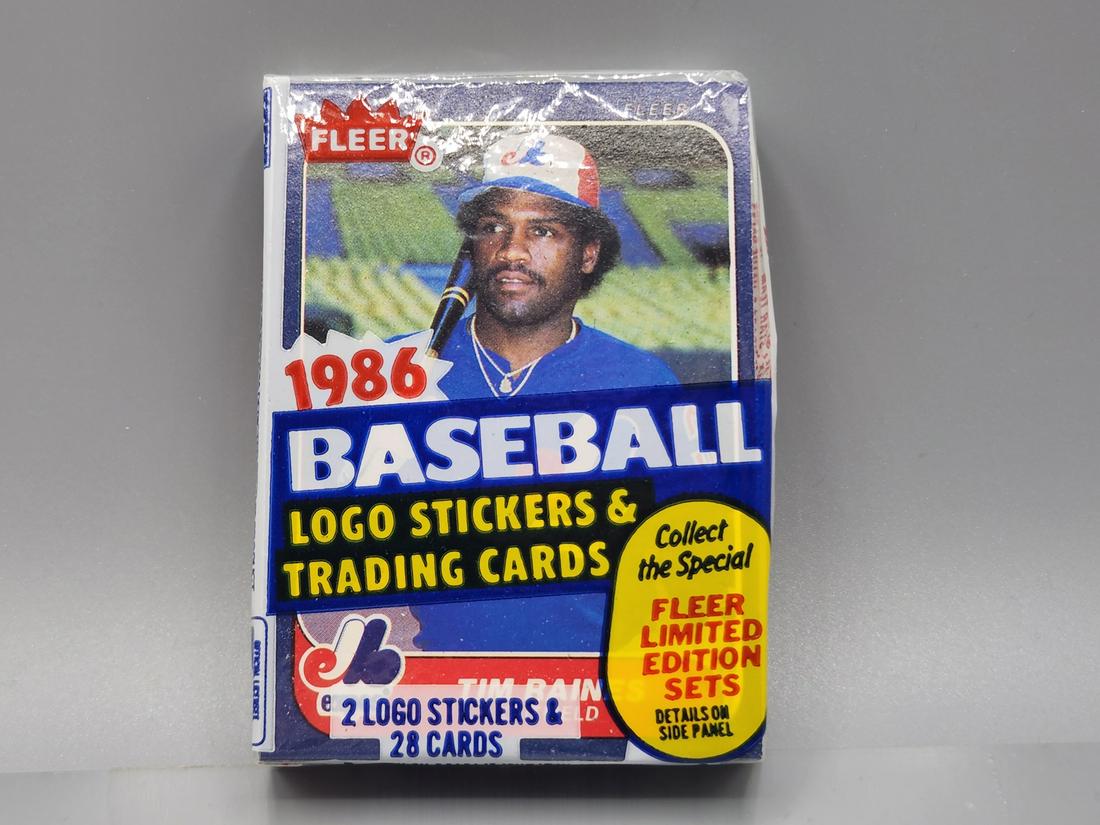 1986 Fleer Baseball Cello Pack (1 of 2)