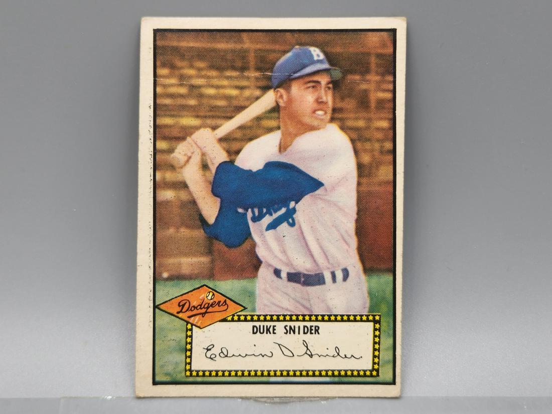 1952 Topps Duke Snider #37 Black Back - HOF (1 of 3)