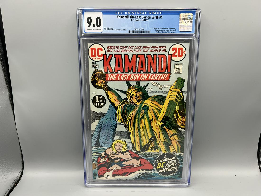 Kamandi The Last Boy On Earth #1 CGC 9.0 - Origin and 1st app of Kamandi; 1st app of Doctor Canus (1 of 2)