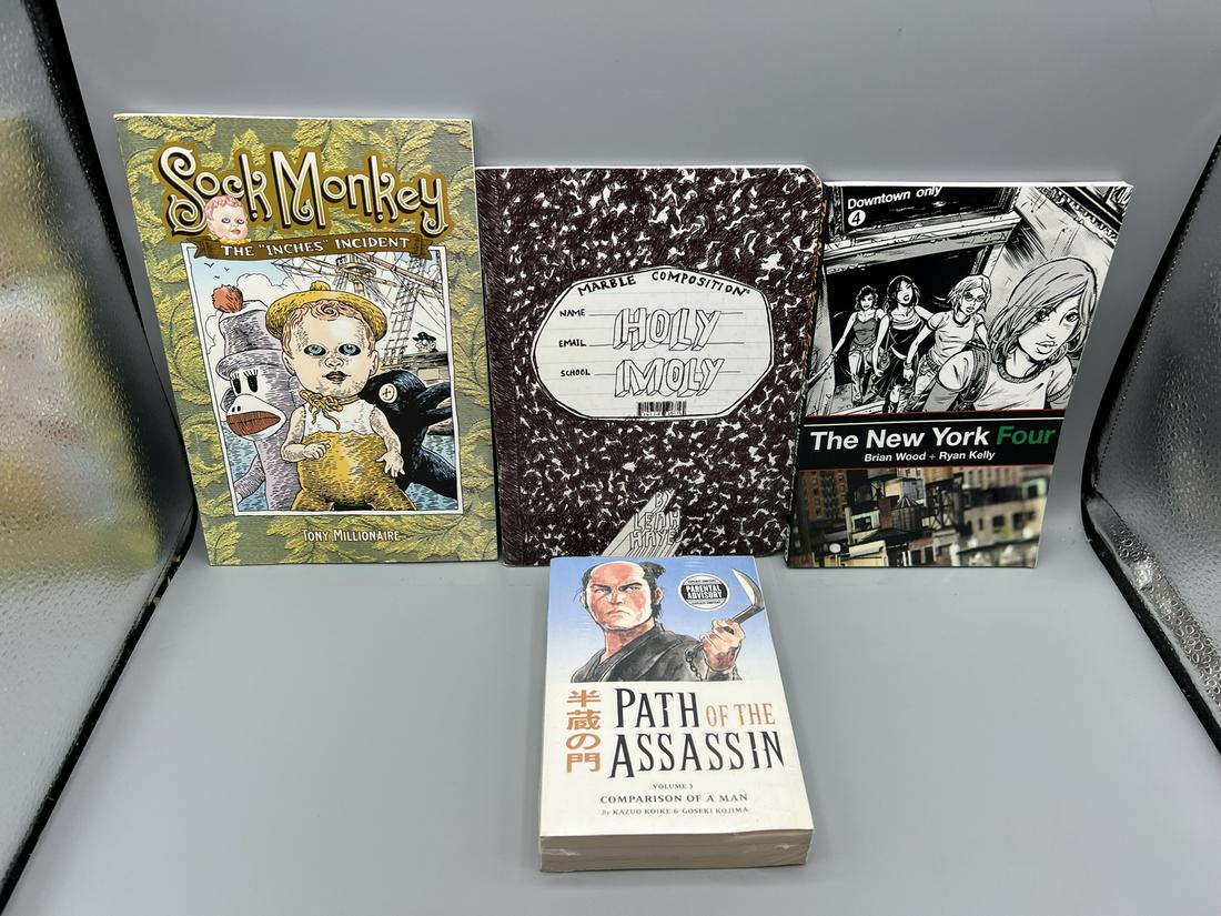 Lot of (4) Assorted Graphic Novels/Books - Path of the Assassin (1 of 2)