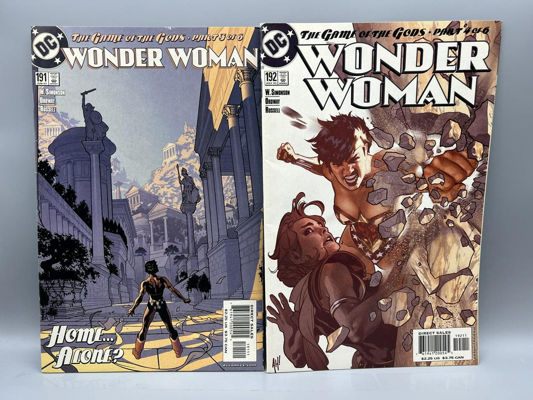 Wonder Woman #191 & #192 - Adam Hughes Covers: Wonder Woman #191 & #192 - Adam Hughes Covers