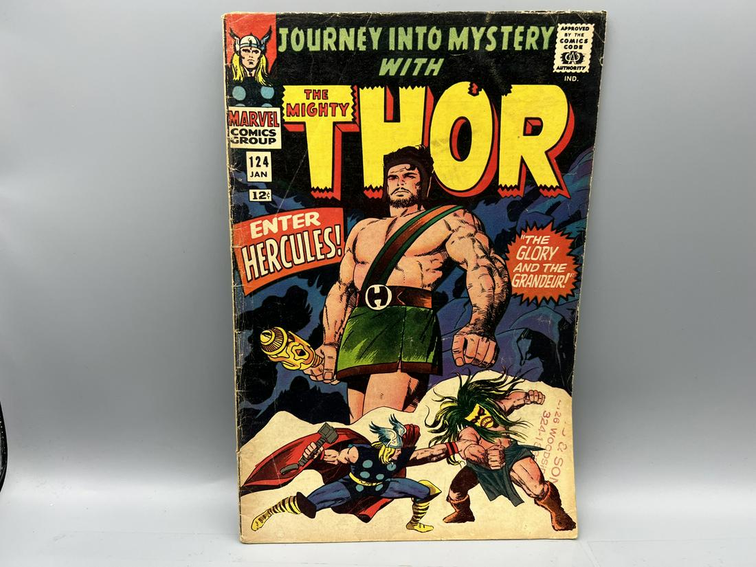 Journey Into Mystery - The Mighty Thor #124 - 2nd Appearance of Hercules - Just Introduced Into: Journey Into Mystery - The Mighty Thor #124 - 2nd Appearance of Hercules - Just Introduced Into Marvel Movie Universe