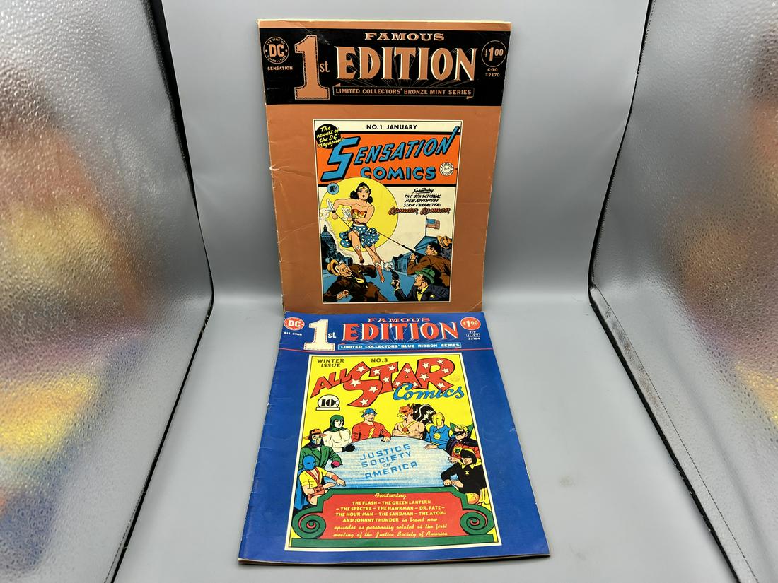 DC Famous First Edition Sensation Comics C-30 & All Star Comics F-7 - Treasury Size Books (1 of 4)