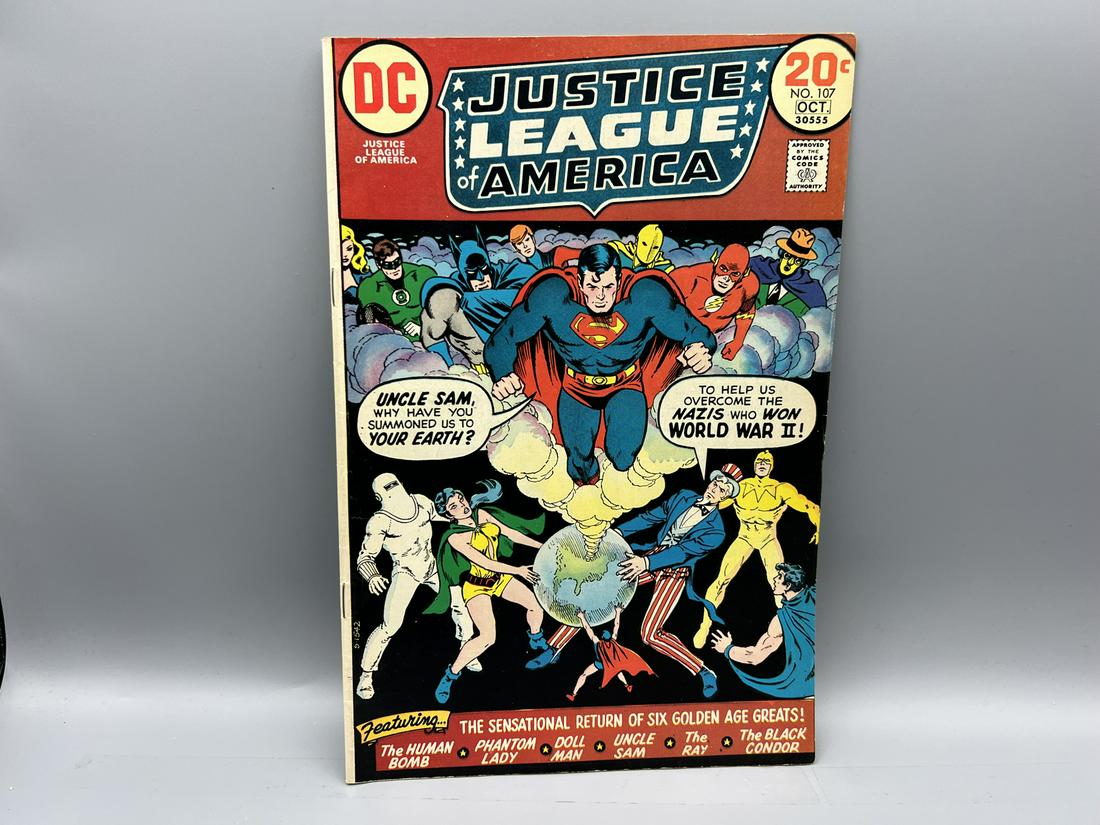 Justice League Of America #107 - JSA Crossover - 1st  app of the Freedom Fighters - 1st Silver Age (1 of 4)