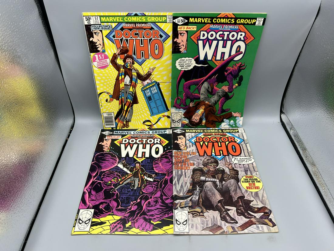 Marvel Premiere #57, #58, #59, & #60 - Complete Mini-Series - 1st Marvel app of Doctor Who (1 of 2)