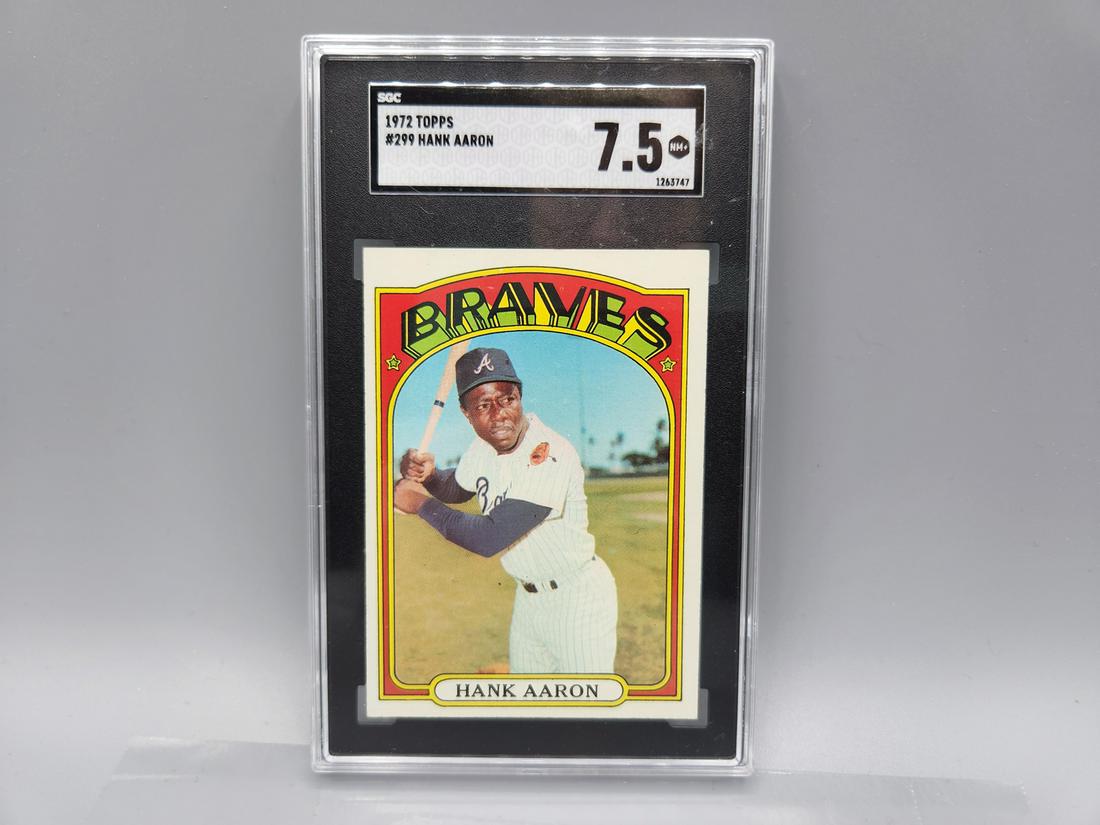 1972 Topps Hank Aaron #299 SGC 7.5 (1 of 2)