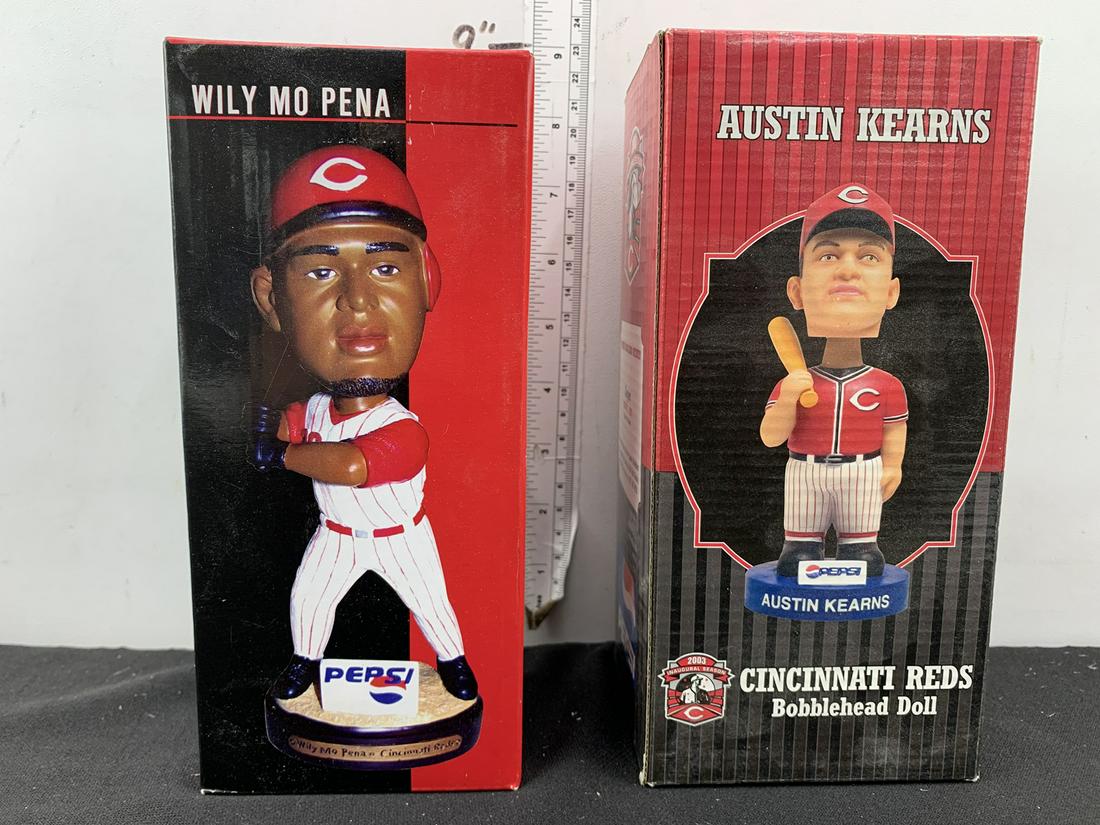 Cincinnati Reds SGA 2005 Wily Mo Pena & 2003 Austin Kearns Bobbleheads (1 of 5)