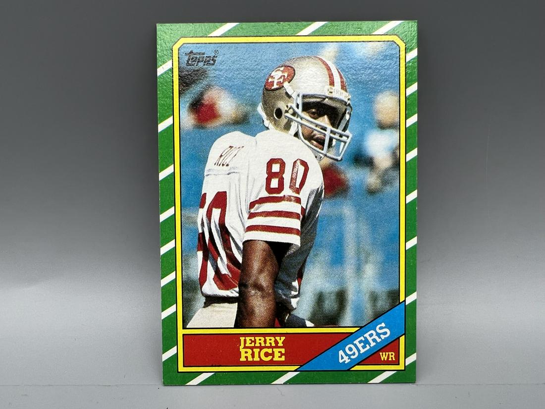 1986 Topps Jerry Rice RC #161 (1 of 2)