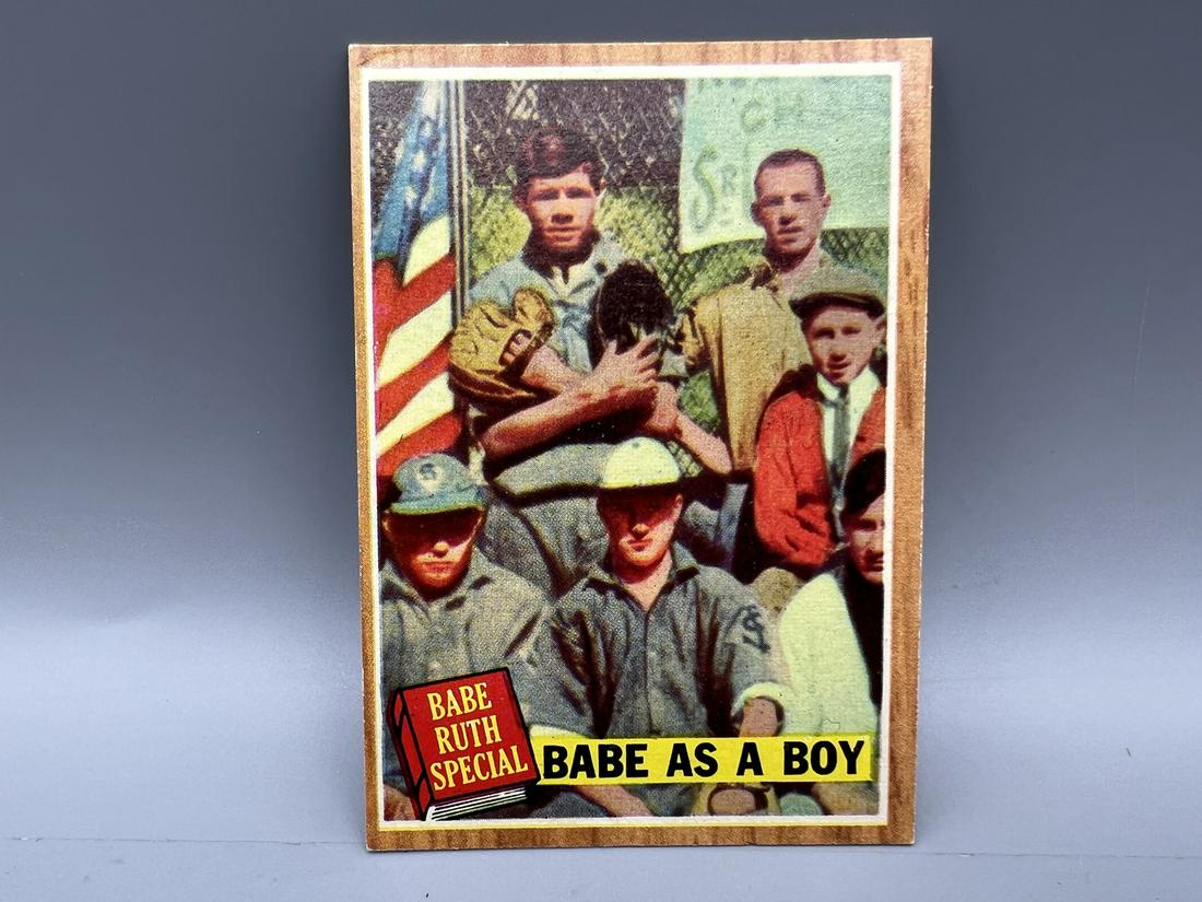 1962 Topps Babe Ruth Special #135 - Green Tint Variation: 1962 Topps Babe Ruth Special #135 - Green Tint Variation